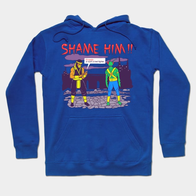 Shame Him!! Hoodie by Hillary White Rabbit